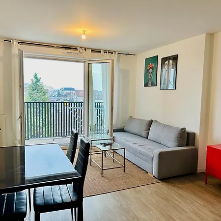 T3 65 M2 Avec Parking 15 Mns Paris By Immo Kit Bnb Gagny Extérieur photo